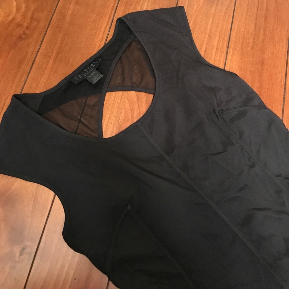 FACTORY by ERIK HART Black Open Back Dress 6
